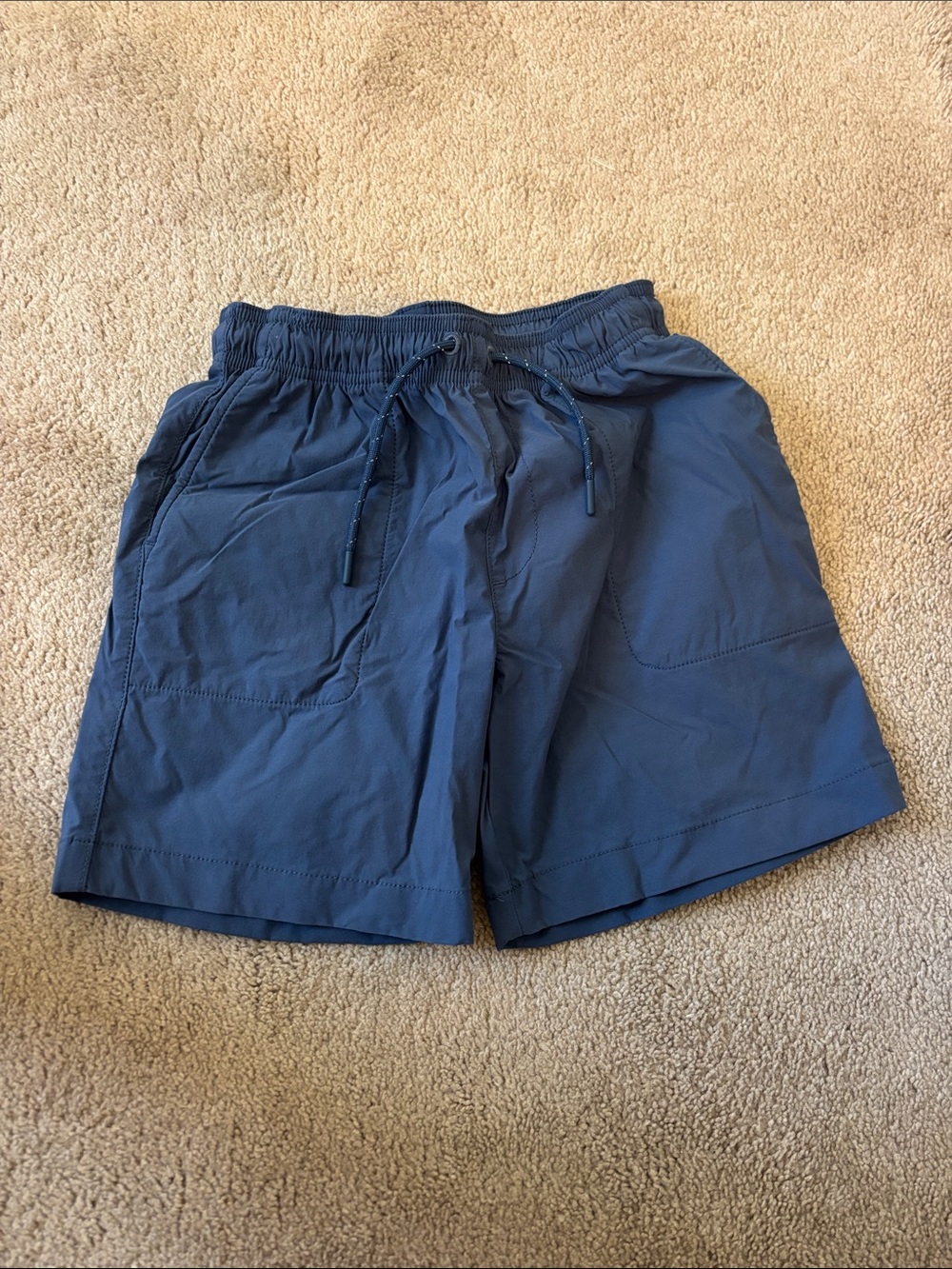 Crewcuts Kids Athletic Drawstring Shorts - Navy Blue